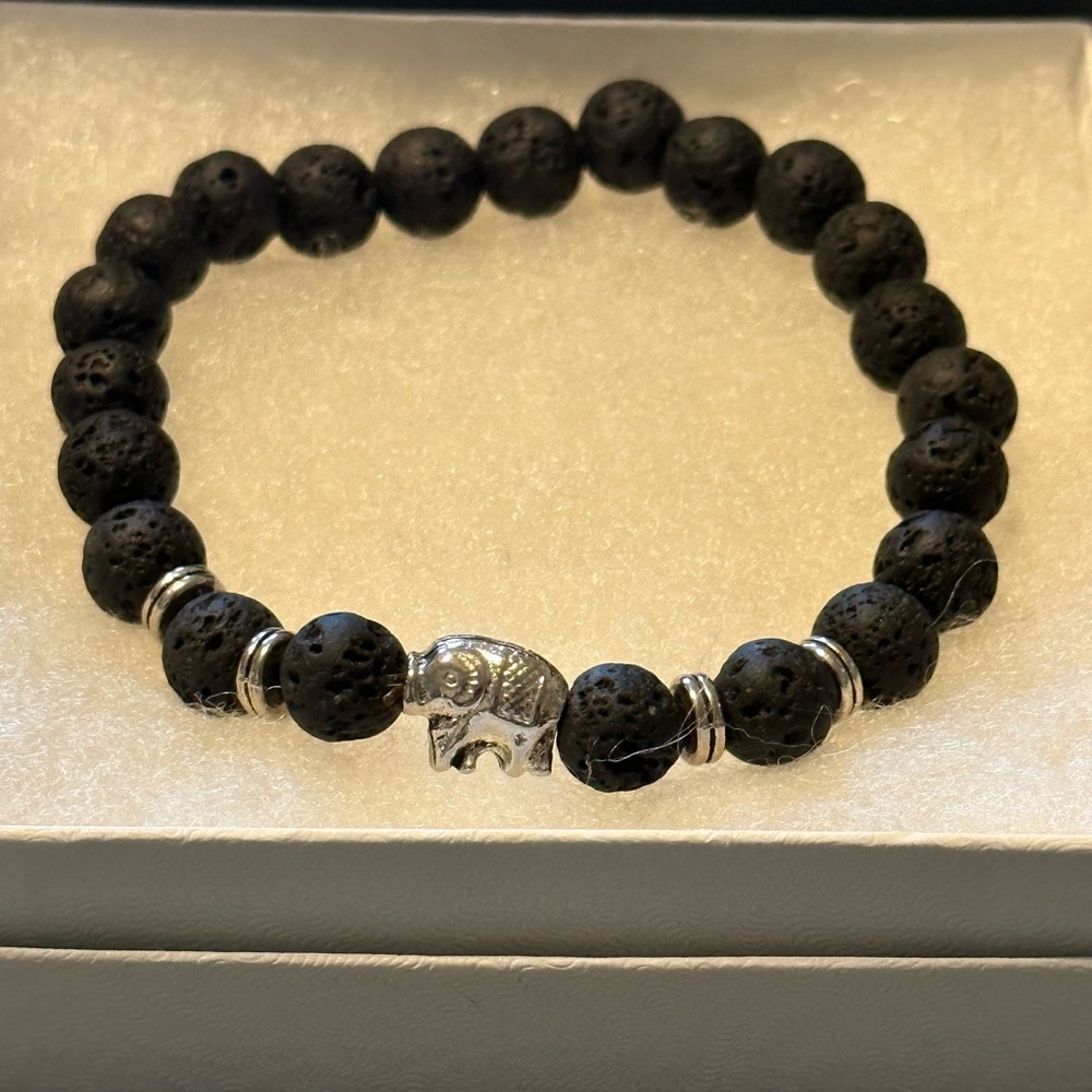 Lava rock Beaded Bracelet
